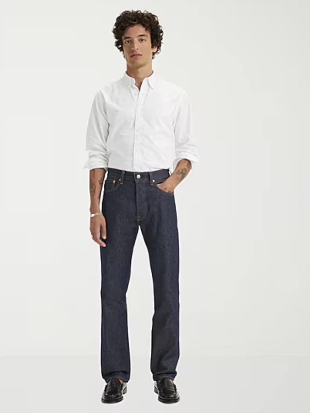 NWOT Levi’s Men's Straight-Leg Dark Blue  501 Jeans, Size 30x 30